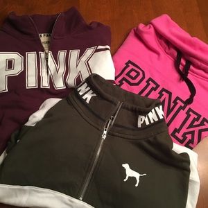 Lot of 3 - VS Pink Sweatshirts